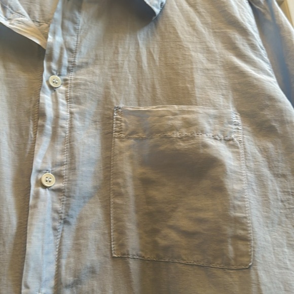 CP Shades Georgia button down shirt in Sky, Size M - Picture 12 of 14